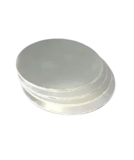 MDF Board Silver Foil Round CakeBase