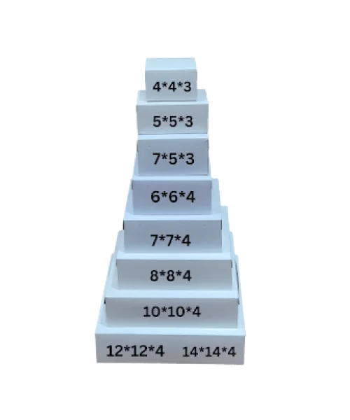Plain White Cake Box Manufacturer in India